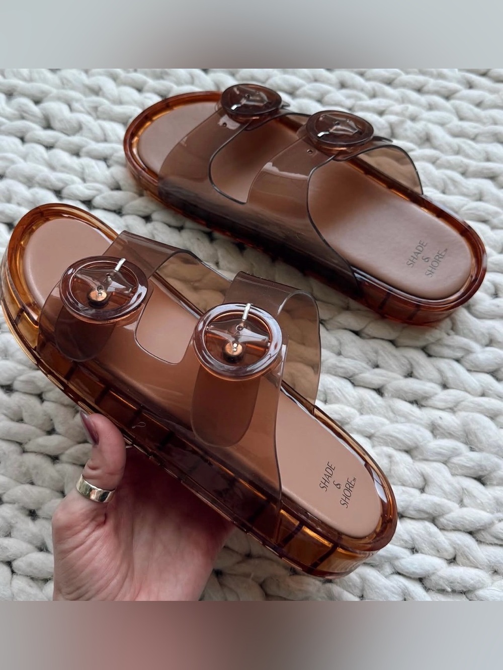 NWOT Shade & Shore Gemma Sandals